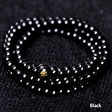 Дерев'яні Чітки мала з дерева чорні на удачу, фото 2