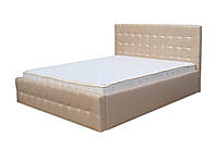 Кровать с мягким изголовьем Кармен без ламелевой сетки и матраса 160*200(каркас кровати)