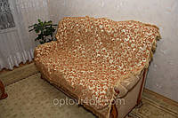 Гобеленовые покрывала Супер Макс в комплекте для дивана и два кресла Лаура песочный