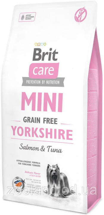 170780/0206 Brit Care Grain-Free Adult Mini Breed Yorkshire, 400 гр