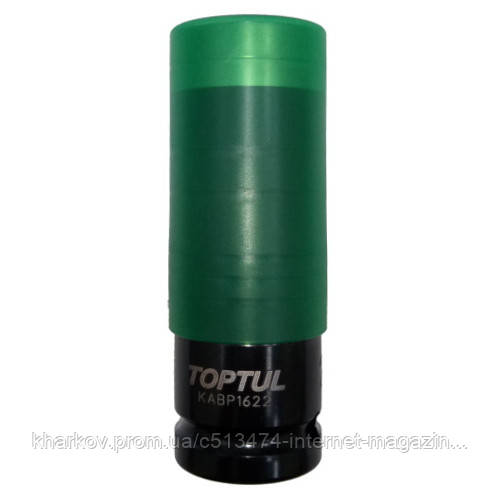 Голівка ударна довга 1/2" для шиномонтажу 22мм Pro-Series TOPTUL KABP1622