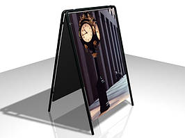 Рекламный штендер А-образный из круглой трубы, 600х900мм Ташута  (11-51050)