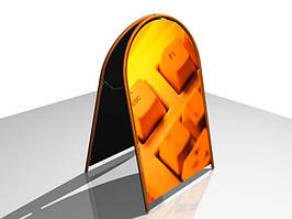 Рекламный штендер "ШАЛАШ" арочный, 600х900мм Ташута  (11-51060)