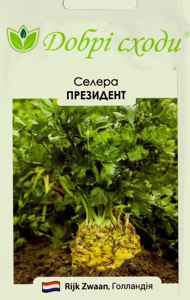 Насіння селери Президент 0,03 г ТМ ДОБРІ СХОДИ