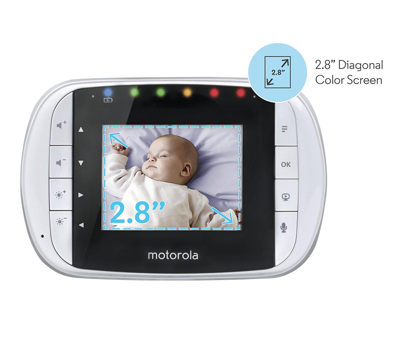Відеоняня Motorola MBP33S, яскравий кольоровий екран 2,8 дюйма - фото 4 - id-p638834816