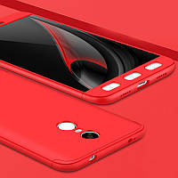 Чехол GKK 360 для Xiaomi Redmi Note 4 / Note 4X Global Version бампер оригинальный Red