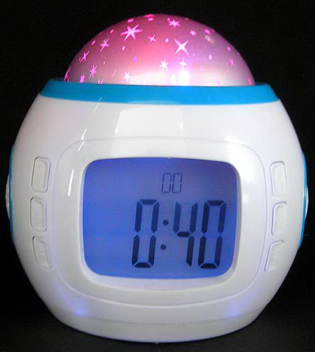 Годинник-проєктор зоряного неба зі звуками природи, фото 1