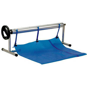 Намотувальний пристрій (ролета) для басейну (Т-стійки) Vagner 3,7-5,4 м переносний, фото 1