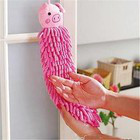 Дитячий рушник-іграшка з мікрофібри, свинка, фото 1