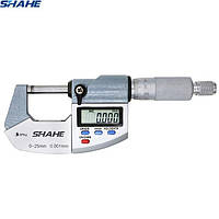 Мікрометр цифровий Shahe 5203 25 у водозахищеному металевому корпусі