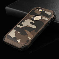 Чехол Military для iPhone 5 / 5s / SE бампер противоударный Brown