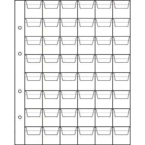 Аркуш для монет 200х250мм на 48 комірок (28х30мм)