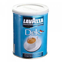 Кофе молотый без кофеина Lavazza Dek в жестяной банке 250 гр. OriginaL