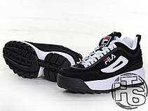 Жіночі кросівки Fila Disruptor II 2 Black/White/Red FW01653-018, фото 5