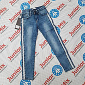 Підліткові джинси з лампасами для дівчаток оптом Lemon Tree