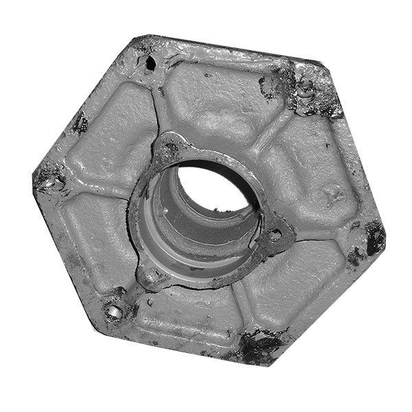 Ступиця колеса опорного СЗ-5,4(3,6) (блакитна-6шпиля, н/к 7208/7210)