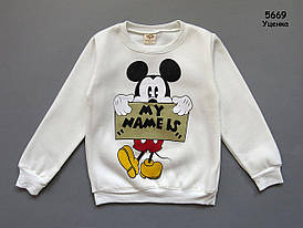 Уцінка - Тепла кофта Mickey Mouse для хлопчика. 140 см
