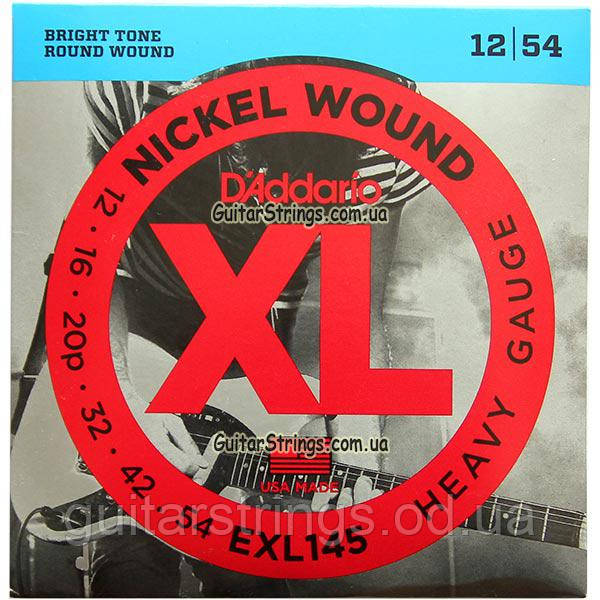 Струни D'Addario EXL145 Nickel Wound 12-54