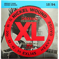 Струны D'Addario EXL145 Nickel Wound 12-54