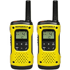 Портативна водонепроникна рація Motorola TLKR T92 H2O Yellow — 2 шт., фото 3