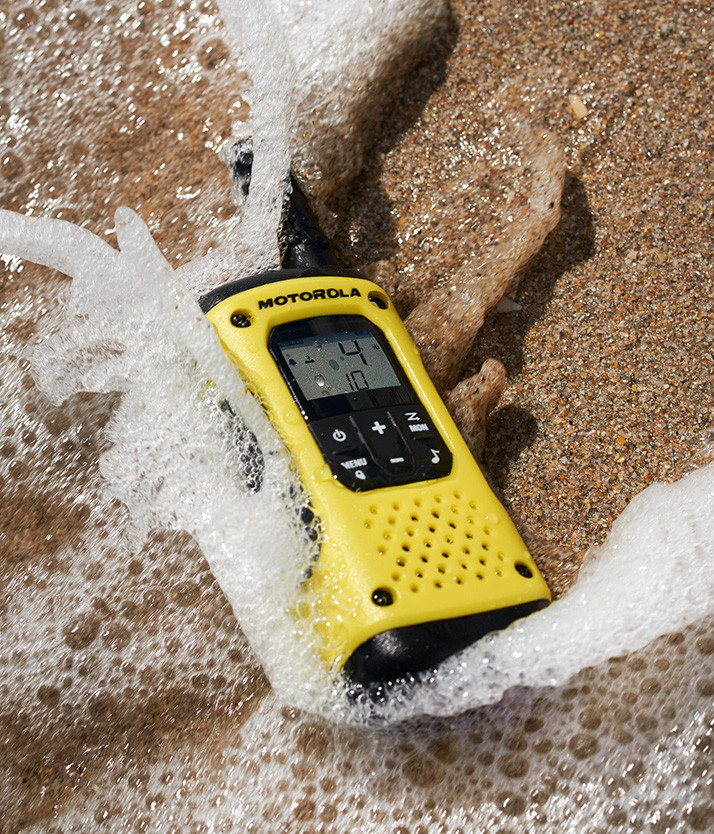 Портативная водонепроницаемая рация Motorola TLKR T92 H2O Yellow - 2 шт - фото 9 - id-p639126856