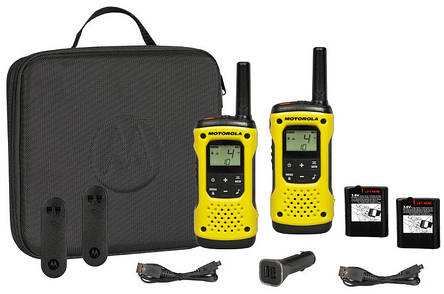 Портативна водонепроникна рація Motorola TLKR T92 H2O Yellow — 2 шт., фото 1