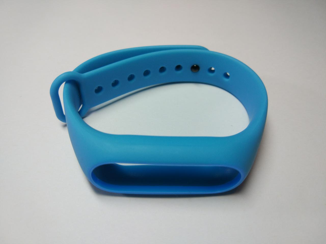 Ремінець Xiaomi Mi Band 2 MiJobs силіконовий браслет Блакитний 1087P