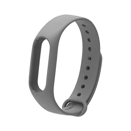 Ремінець Xiaomi Mi Band 2 MiJobs силіконовий браслет Сірий 1087P