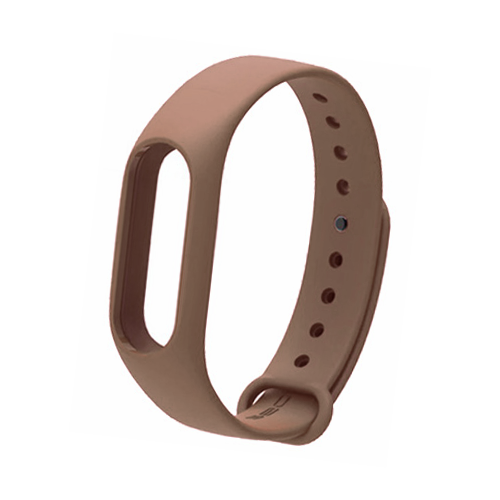 Ремінець Xiaomi Mi Band 2 MiJobs силіконовий браслет Коричневий 1087P