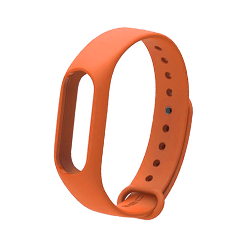Ремінець Xiaomi Mi Band 2 MiJobs силіконовий браслет Помаранчевий 1087P