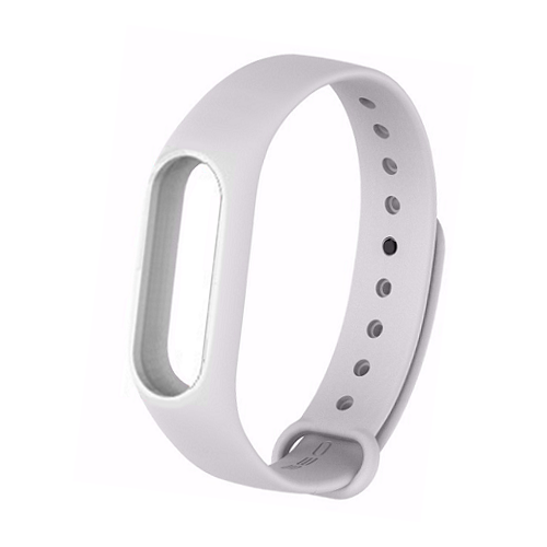Ремінець Xiaomi Mi Band 2 MiJobs силіконовий браслет Білий 1087P