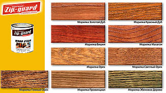 Морилка на олійній основі для дерева Zip Guard, колір Walnut (Орех), 0,946 мл, фото 5