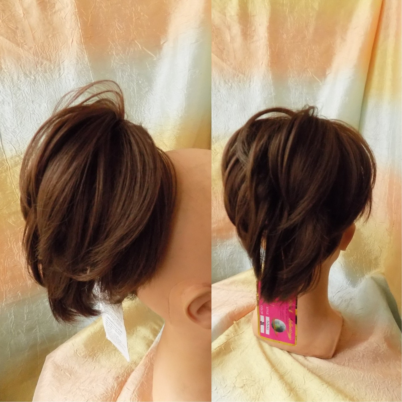 Хвіст короткий "ріжки" на крабе світло-каштановий 6454А -31, фото 1