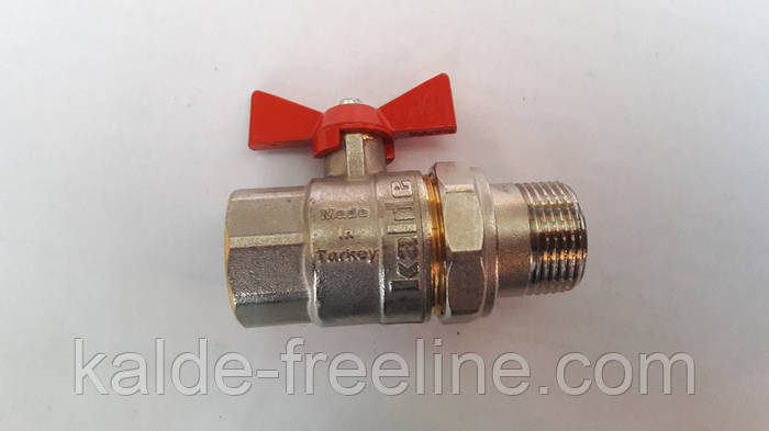 Купить Кран шаровый Kalde с американкой Classik 1/2'', цена 115.52 ...