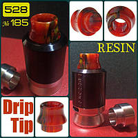 №185 Дрип тип Resin Drip Tip, смола, стандарт 528.