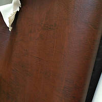 Шкірзамінник для оббивки м'яких меблів Польща Ширина тканини 140 см Сублімація 4004 коричневий гладкий