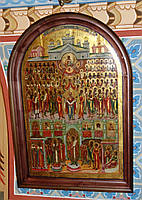 Кіот арочний для старовинної ікони., фото 3