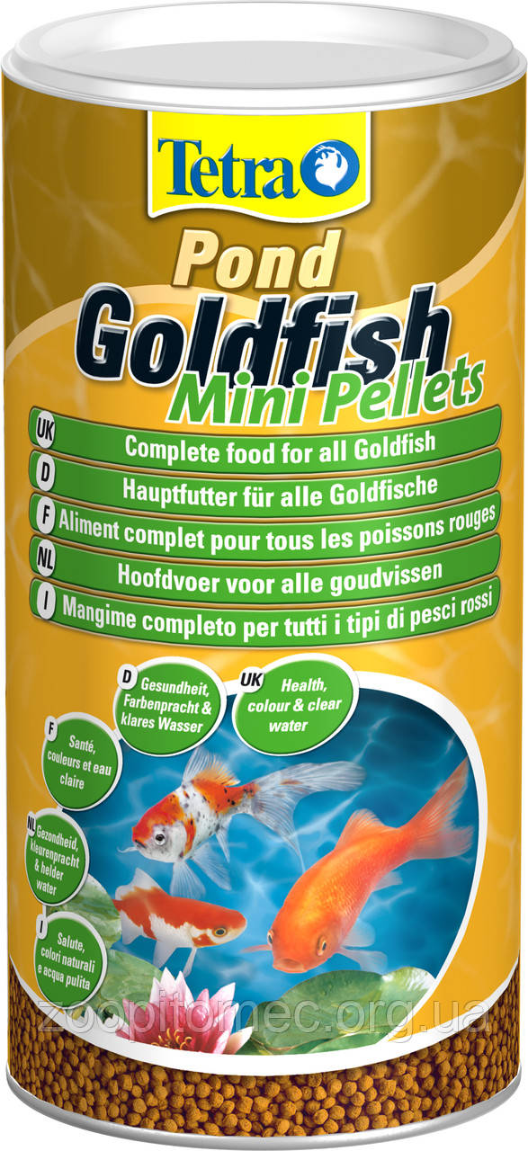 Tetra Pond Goldfish Mini Pellets Nourriture complète pour poissons rouges