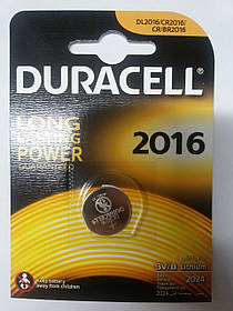 Батарейка CR2016 Lithium (блістер) Duracell