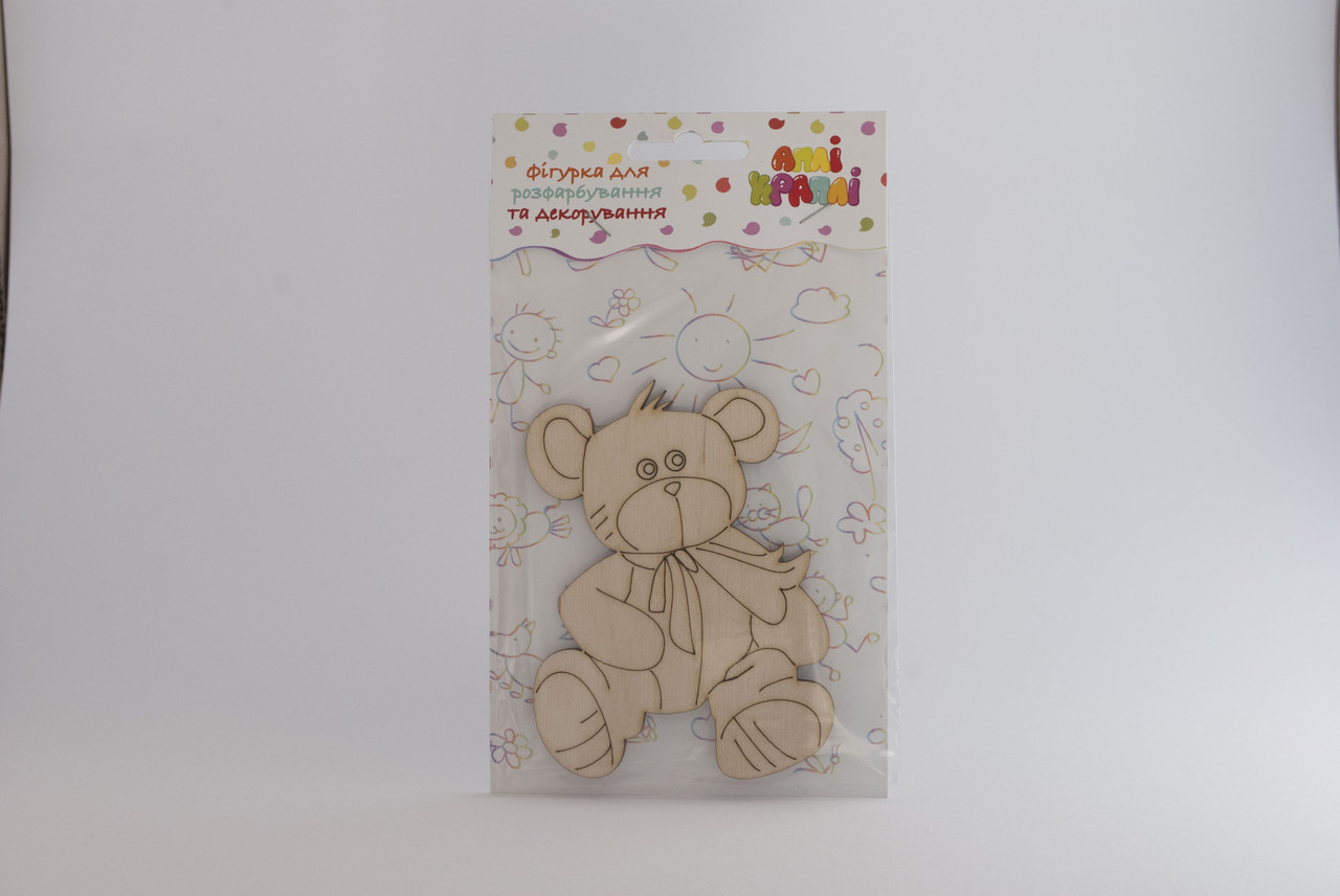 Фігурка для декорування з фанери "Ведмежа", фото 1