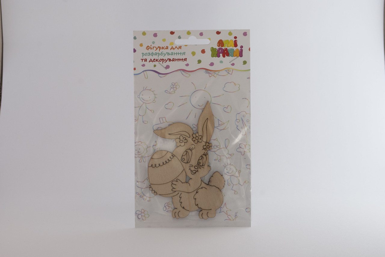 Фігури для декорування з фанери "Зайченя", фото 1