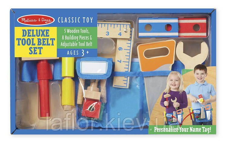 Ремінний комплект із дерев'яними інструментами Melissa&Doug, фото 1