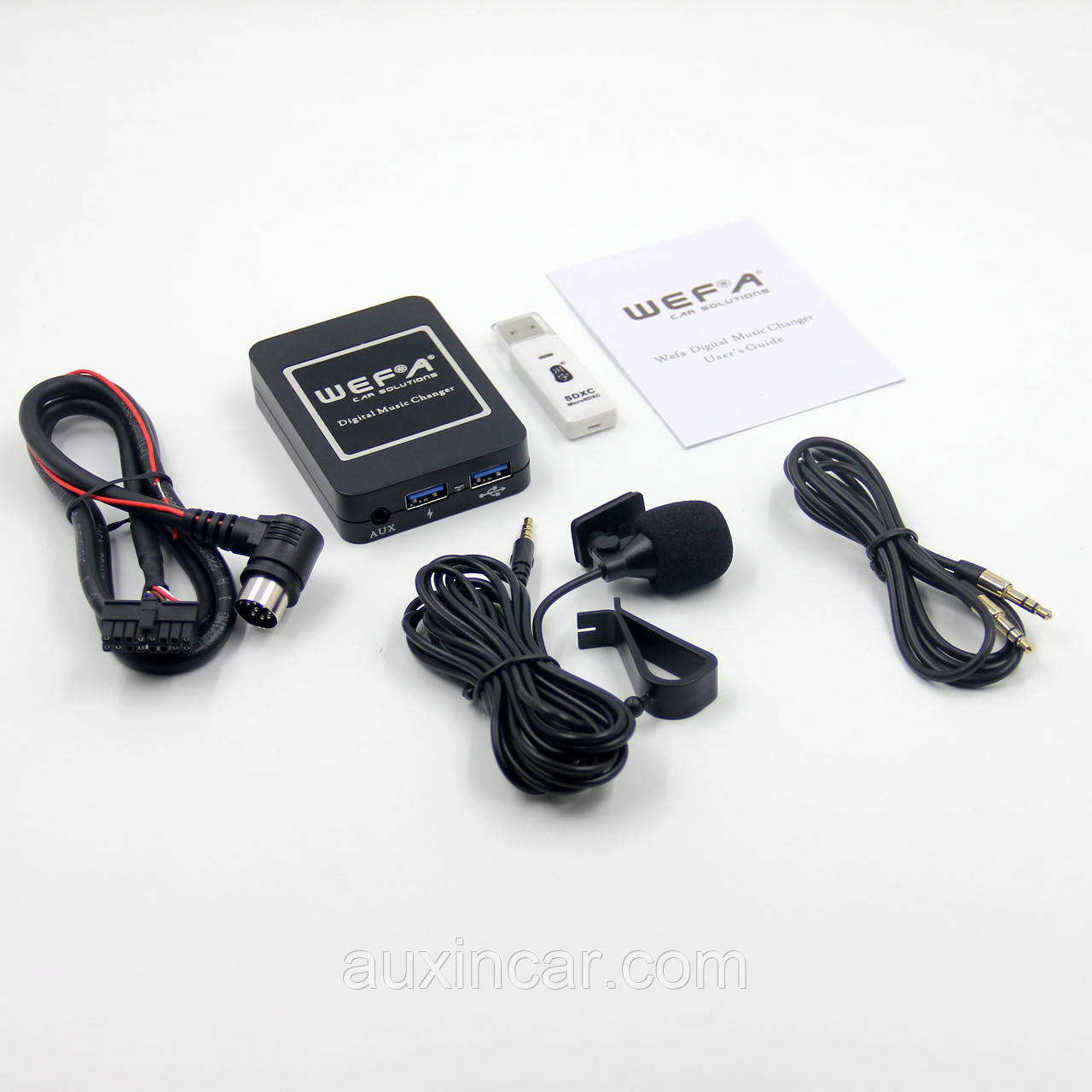 Емулятор сд чийнджера Wefa WF-606 Bluetooth/MP3/USB/AUX для штатної магнітоли Volvo з HU-