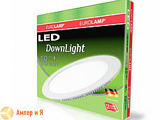 Світильник вбудований круглий DownLight EUROLAMP LED 18W 4000K, фото 2