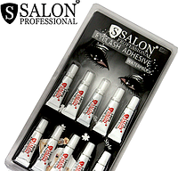 Клей для ресниц Salon Professional (прозрачный) 10 шт