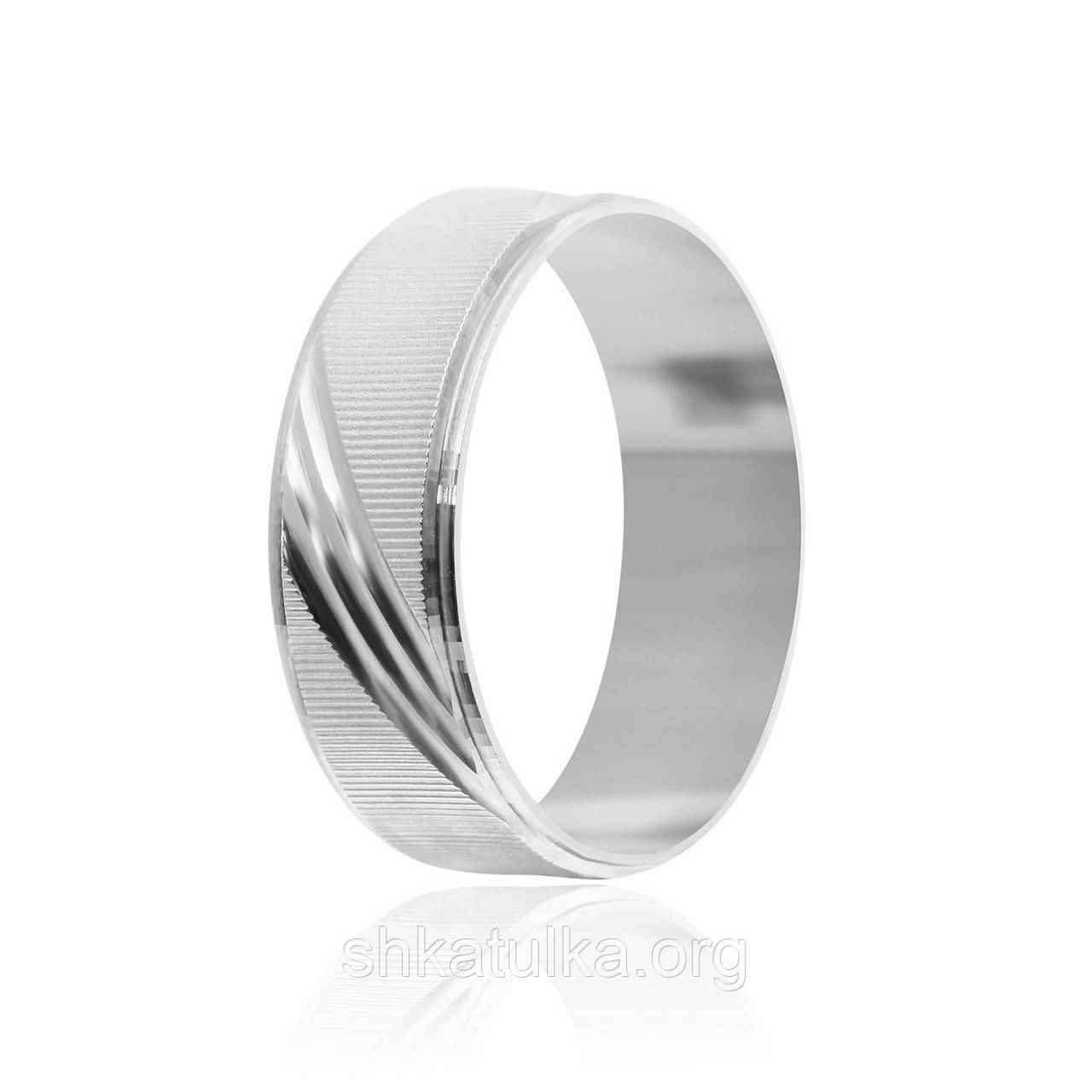 Обручальное кольцо серебряное К2/812 - 16,5
