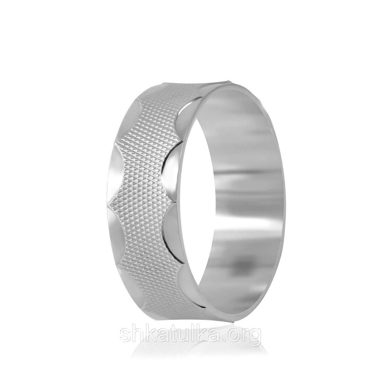 Обручальное кольцо серебряное К2/815 - 16,8