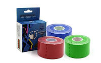 Кинезио тейп эластичный пластырь Kinesio tape 4863-3,8: длина 5м, ширина 3,8см