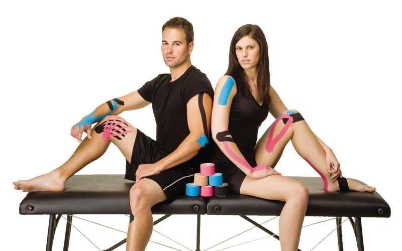 Кинезио тейп эластичный пластырь Kinesio tape 4863-3,8: длина 5м, ширина 3,8см - фото 3 - id-p639449429