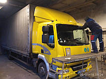 Изготовление лобового стекла триплекс на грузовик DAF LF 45. Установка лобового стекла на ДАФ ЛФ 45 в Никополе (Украина) 4